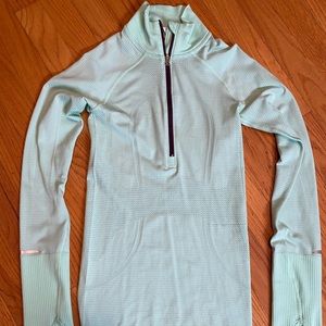 Swiftly half zip- lululemon teal